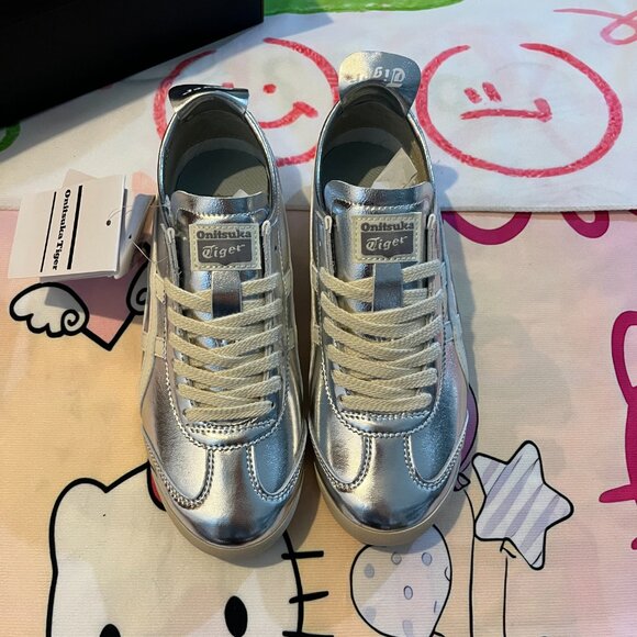 Onitsuka Tiger Mexico 66 SD Pure Silver Cream - Picture 3 of 7